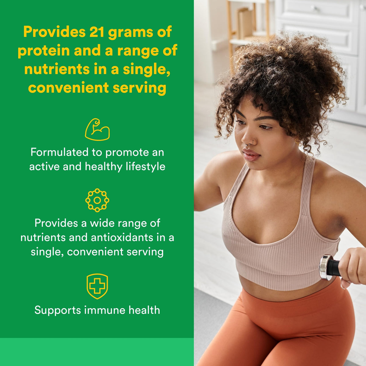 Natural Factors Whole Earth & Sea Organic Protein & Greens Vanilla Chai - image 2