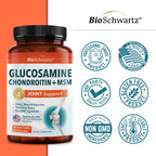 BioSchwartz Glucosamine Chondroitin MSM Joint Support - 90 Capsules - image 6