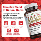 Pure Organic Elements Berberine 500mg with ALA - image 3