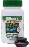Yerba Prima Bilberry Extra Strength - 50 Capsules