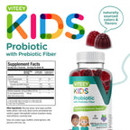 Viteey Probiotics Plus Prebiotics Fiber Gummies