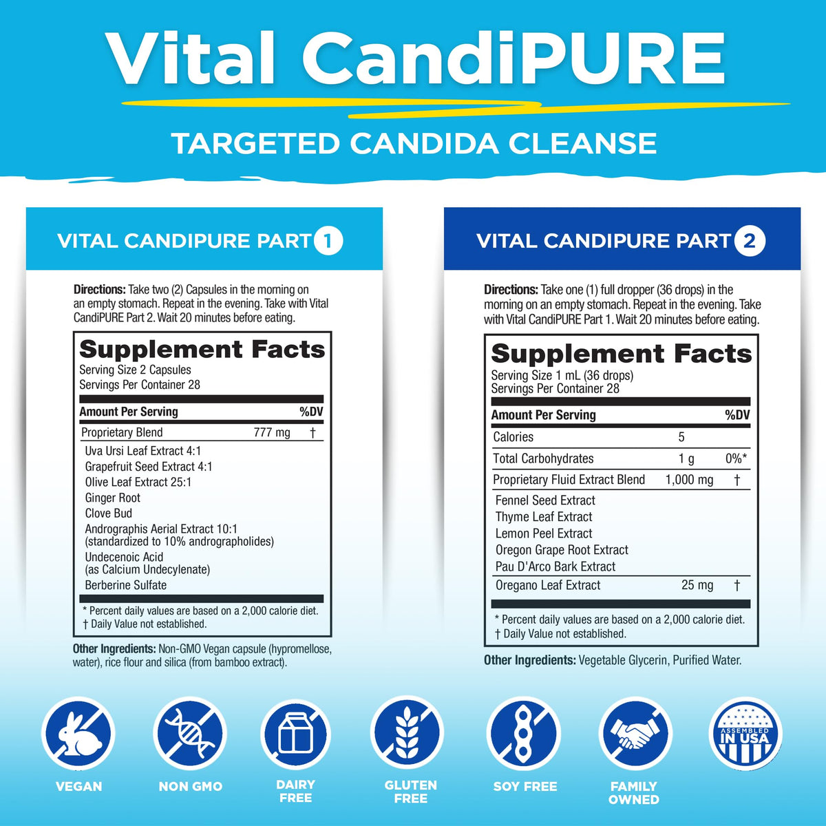 Vital Planet Vital CandiPURE Intestinal Cleanse - 14 Day Kit - image 2