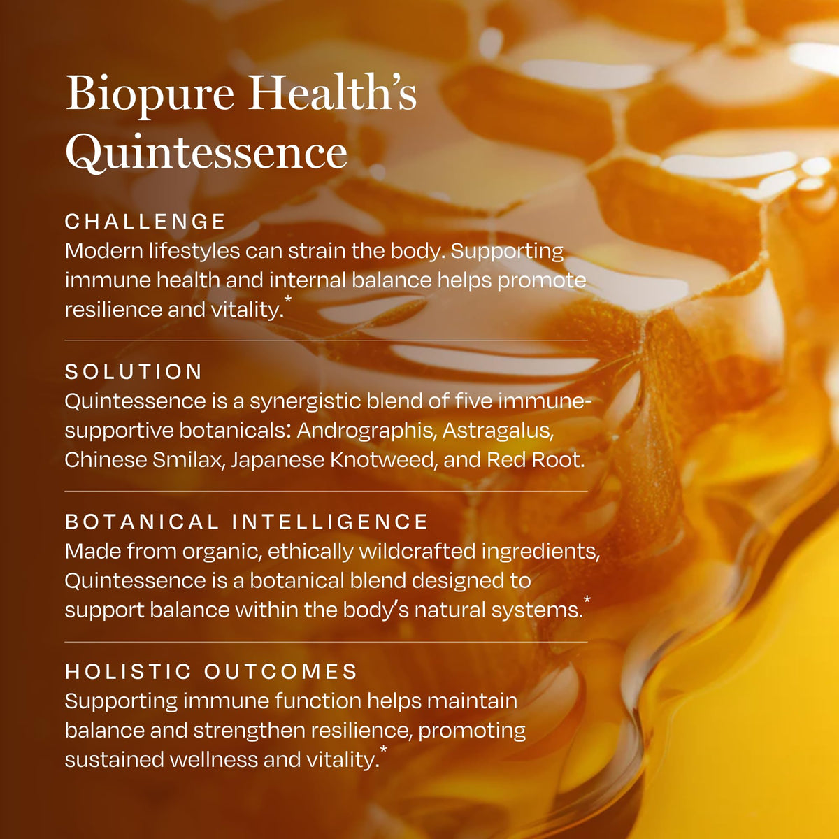 BioPure Quintessence Herbal Extract Immune Support - 120 Servings - image 4