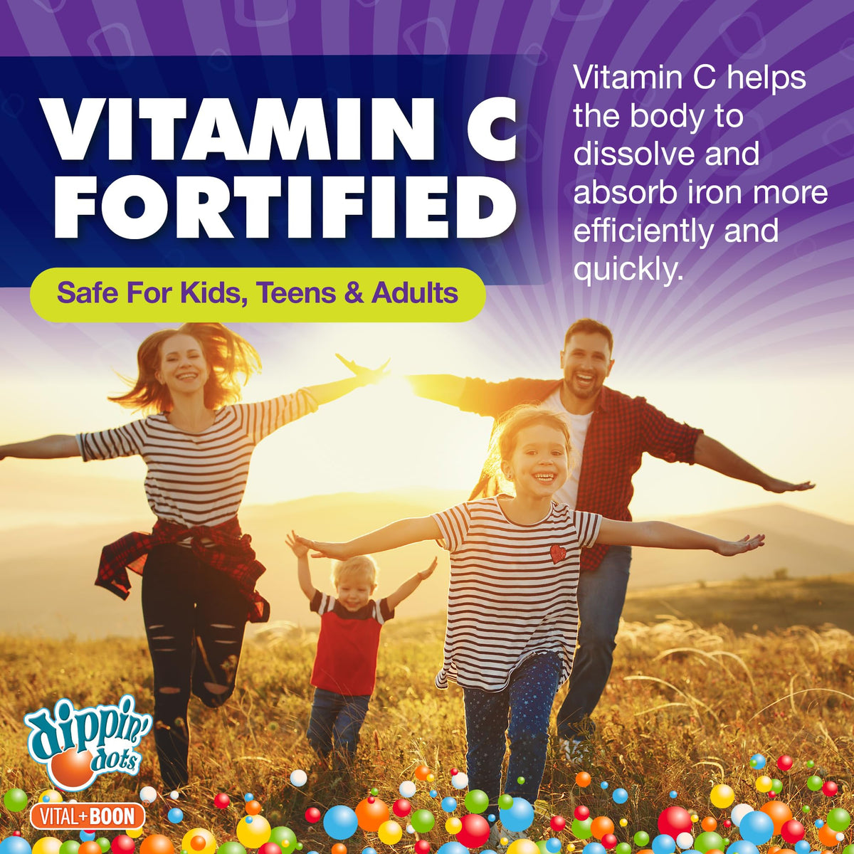 Vital+Boon Iron Gummies with Vitamin C & B12