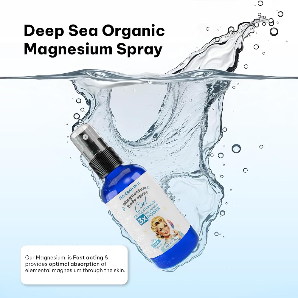 No Crap In It Magnesium Spray, Triple Action!- Your Way to Wellness