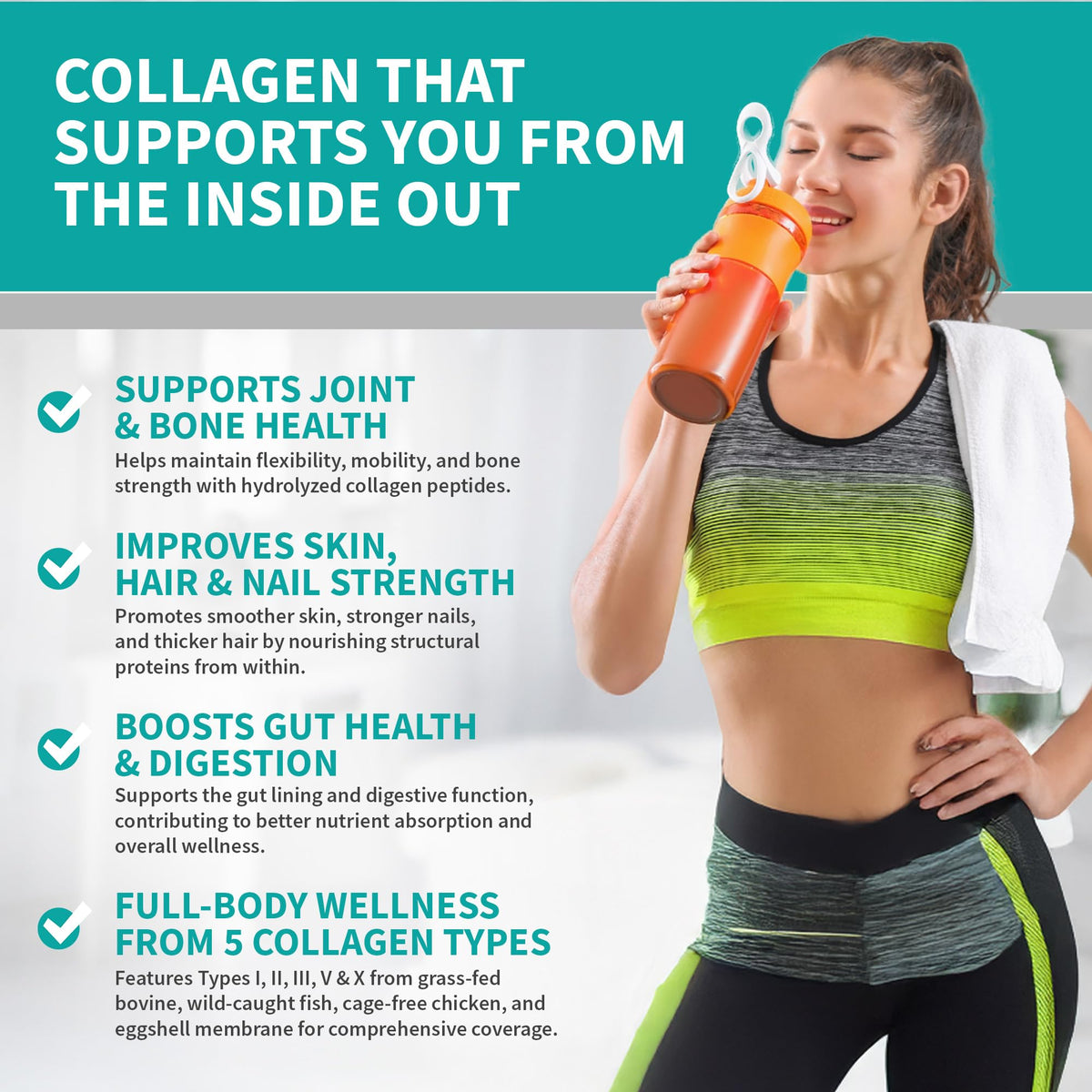 CB Supplements Multi Collagen Protein Powder - 58 Servings - image 4