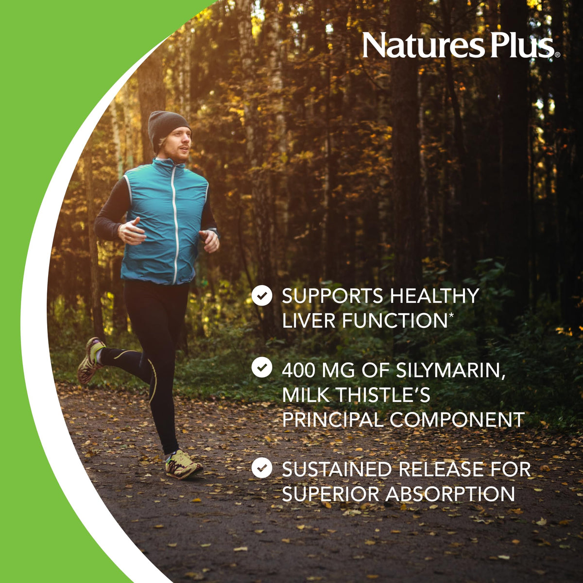 NaturesPlus Herbal Actives Milk Thistle Extended Release - 30 Tablets - image 3