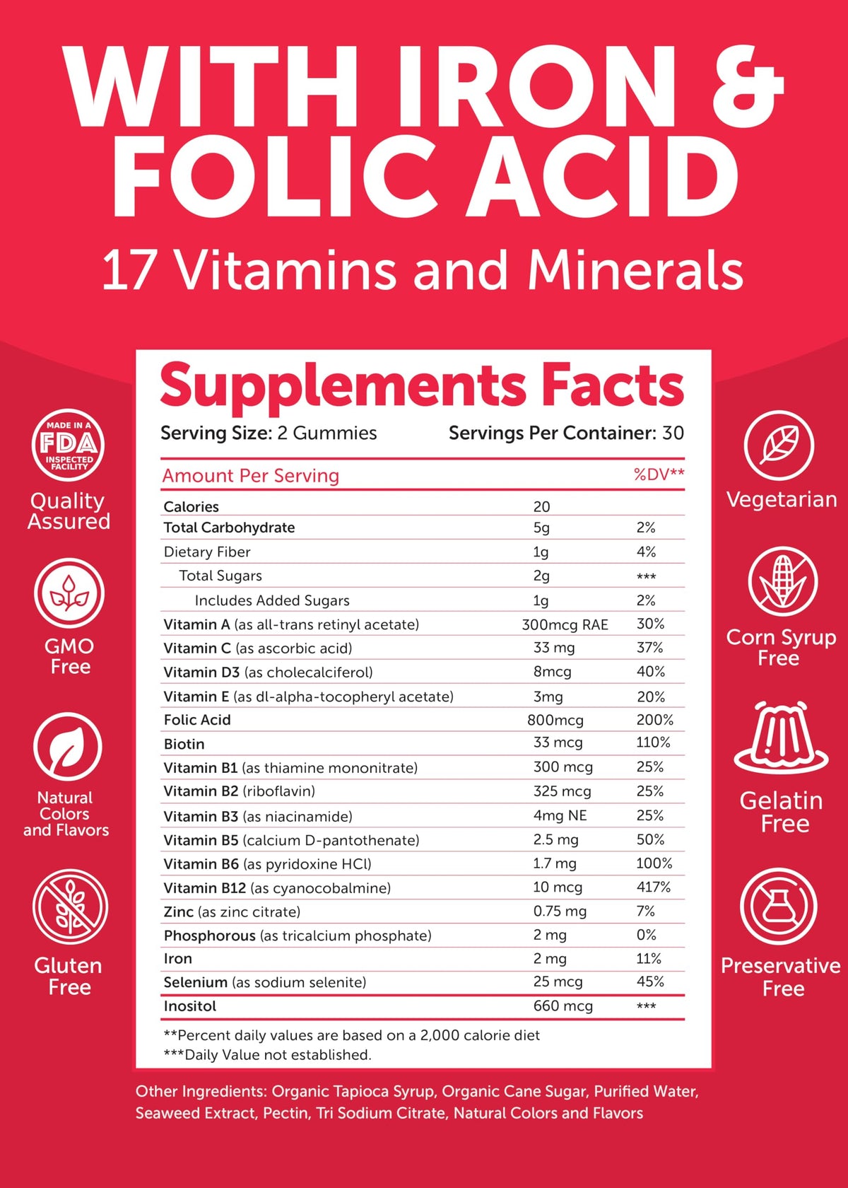 Lunakai Prenatal Vitamins and Vitamin D3 Gummies Bundle - 120 Count - image 5
