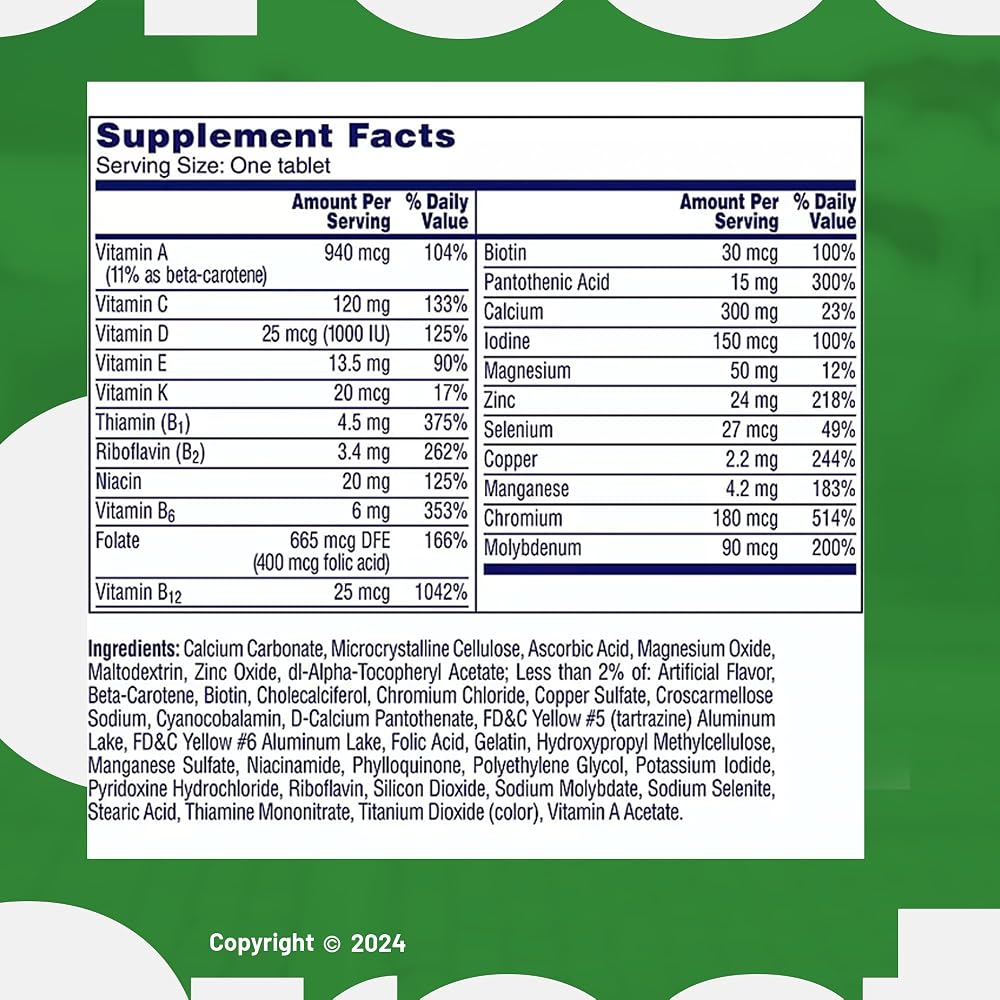 LightSpring Women's 50+ Multivitamin - 300 Tablets - image 2