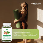 VITA GLOBE Ashwagandha Gummies 25mg with Vitamin D2 & Zinc - 30 Count - image 6