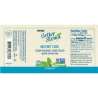 NOW BetterStevia Instant Tabs Zero Calorie Sweetener - 175 Tablets - image 2