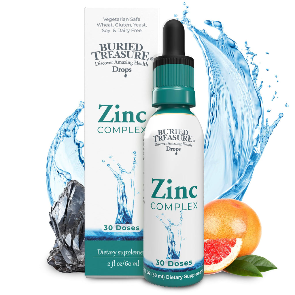 Buried Treasure Zinc Complex Drops - 30 Servings