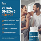 Dr. Tobias Vegan Omega 3 Algae Oil - 60 Capsules - image 3