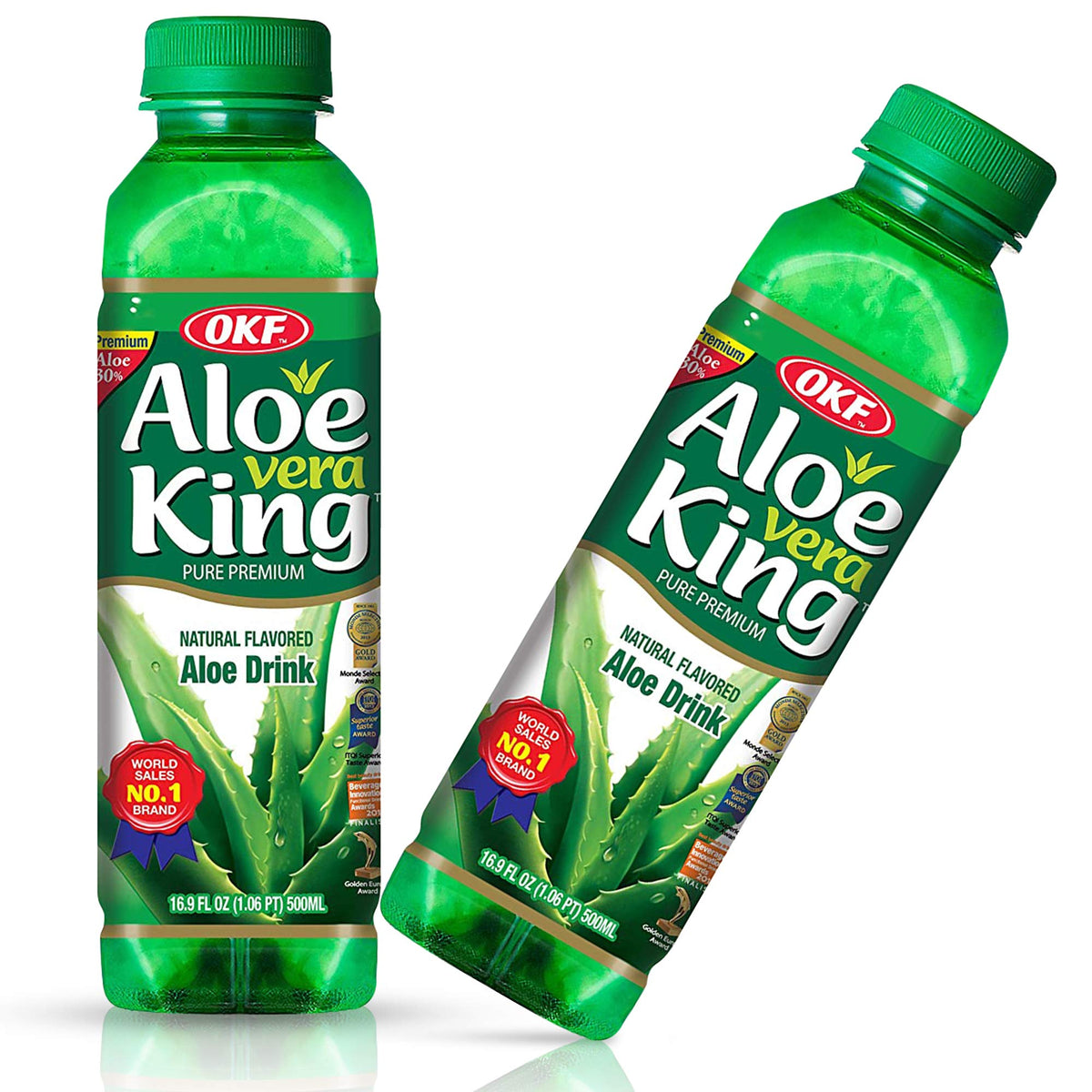 OKF Aloe Vera King Drink Original - 12 Pack (16.9 fl oz each)
