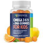Havasu Nutrition Omega 3-6-9 + DHA Gummies for Kids - 60 Count