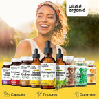 Wild & Organic Astragalus Root Tincture - Organic Astragalus Root