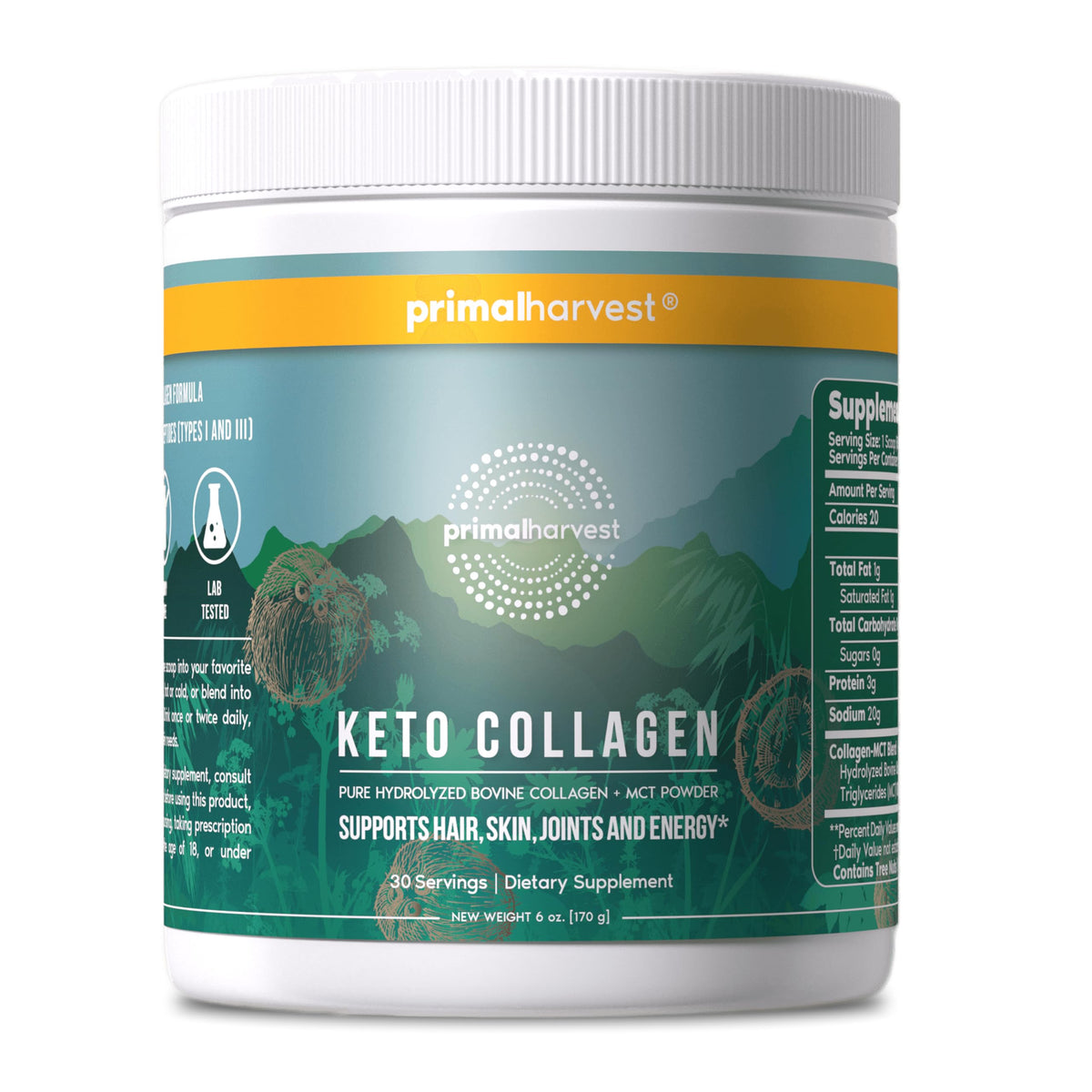 Primal Harvest Collagen Powder for Women or Men Primal Collagen