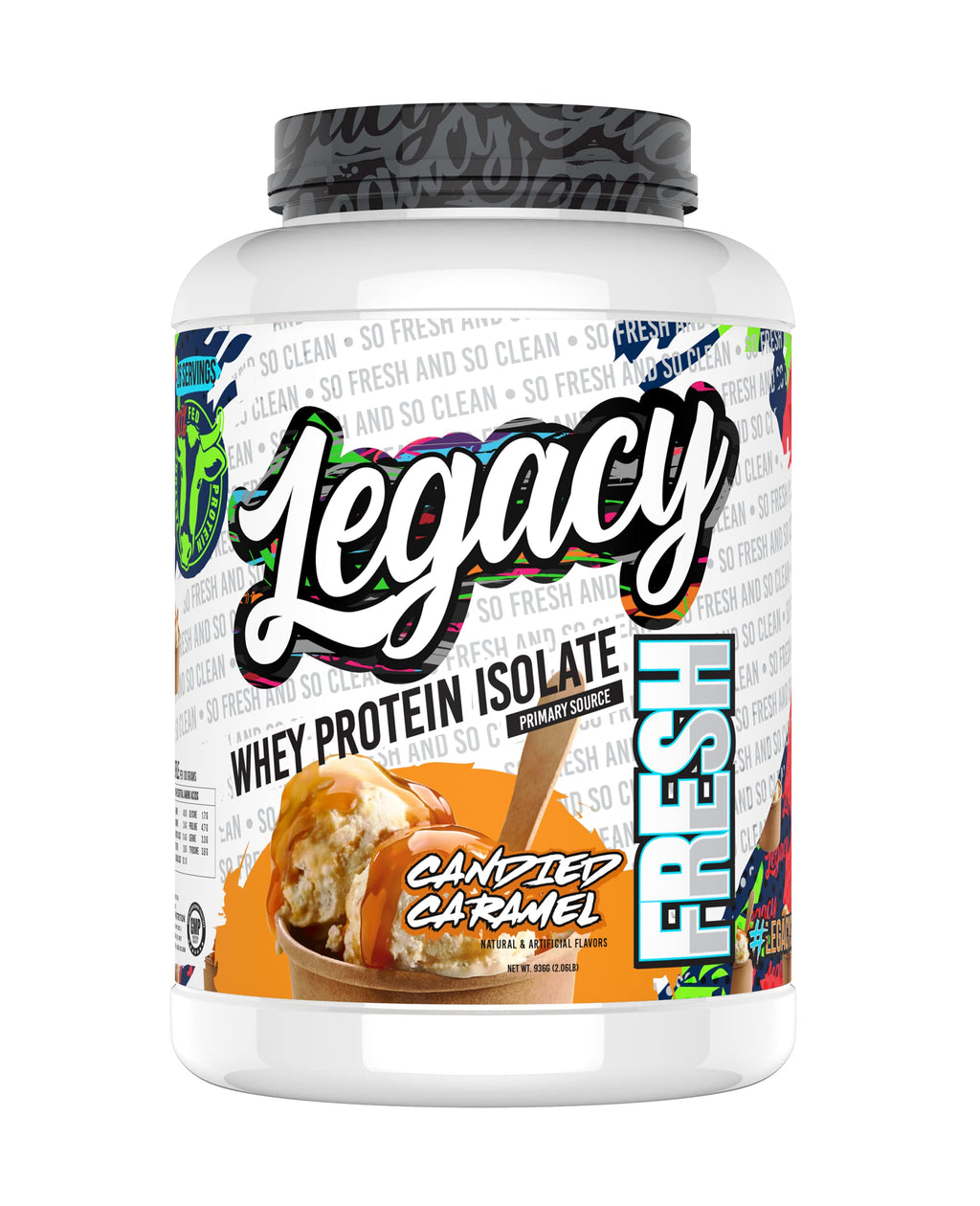 Legacy Supplements Fresh Whey Protein Candied Caramel - 5 lb