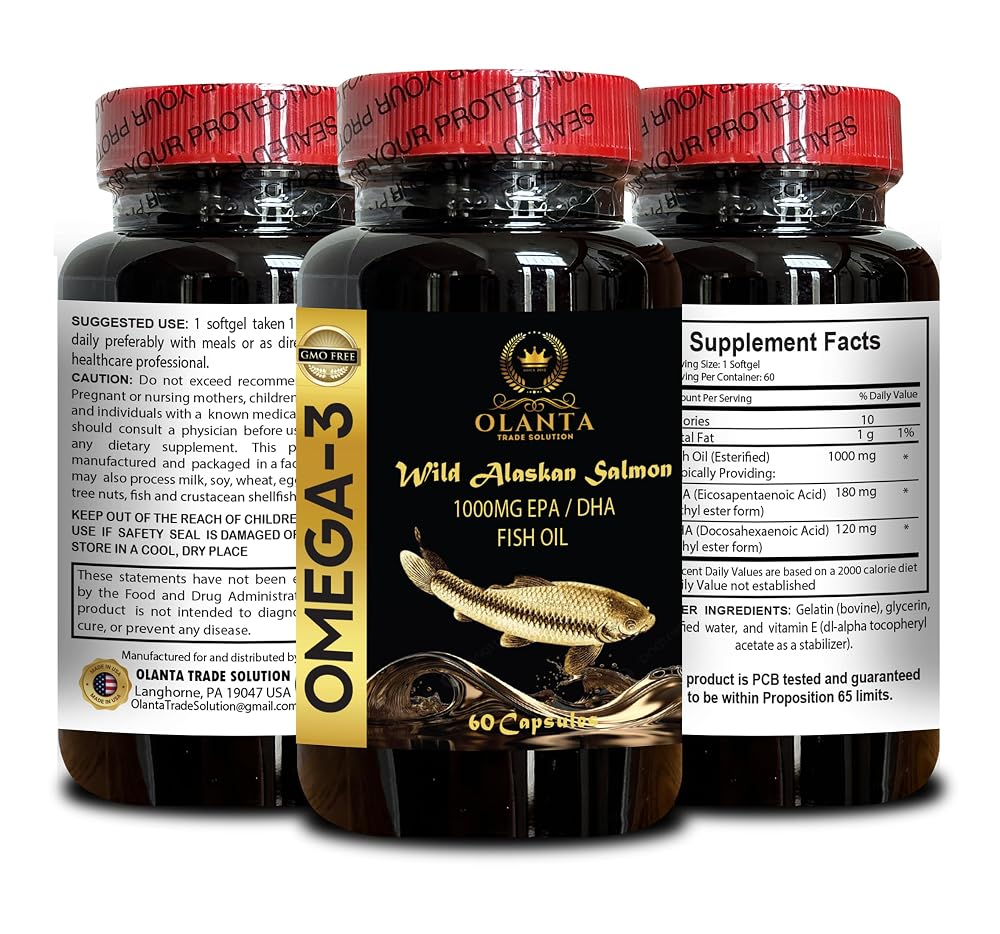 OLANTA TRADE SOLUTION Fish Oil Omega-3 - 60 Capsules - image 4
