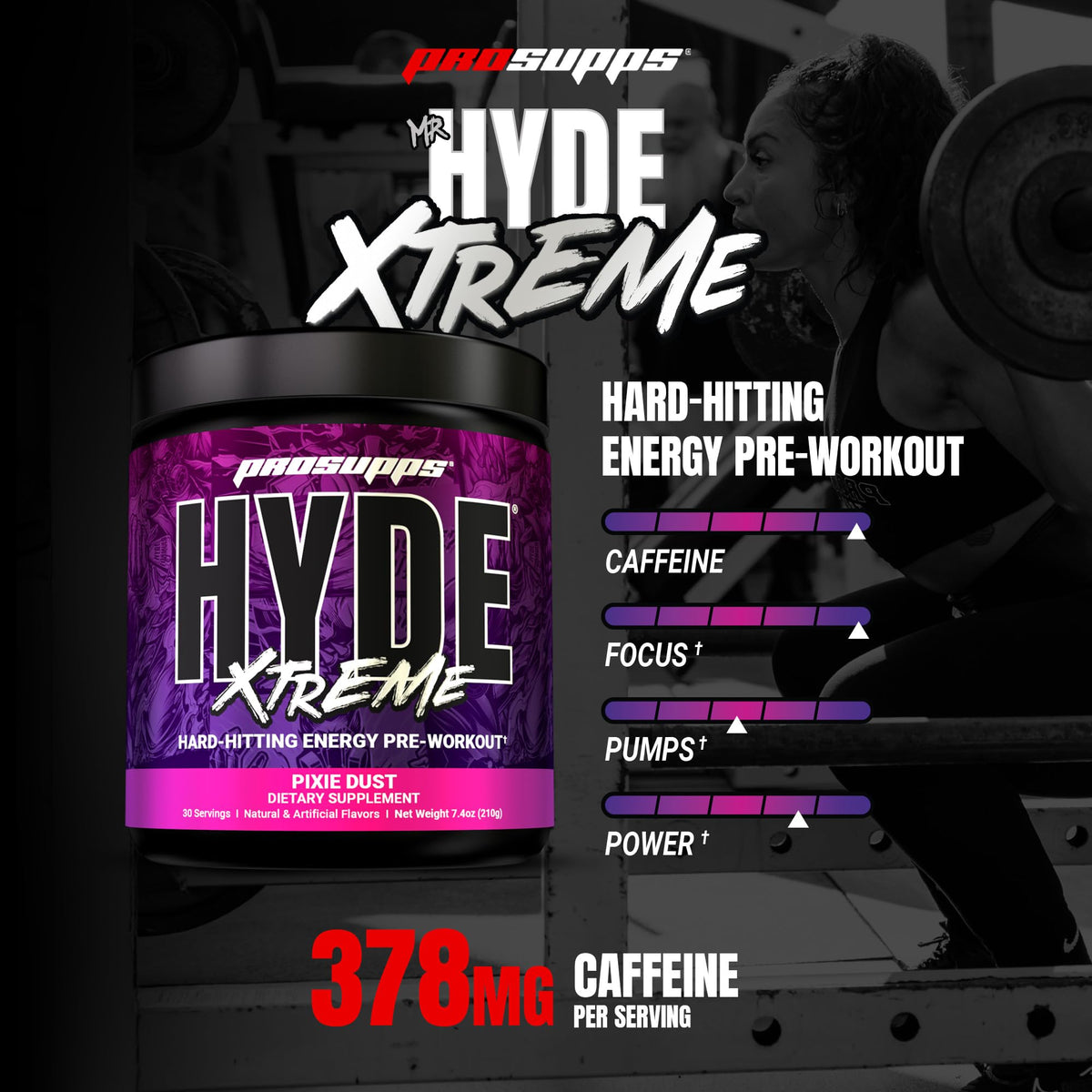 ProSupps Mr. Hyde Xtreme Pre Workout Powder with Creatine