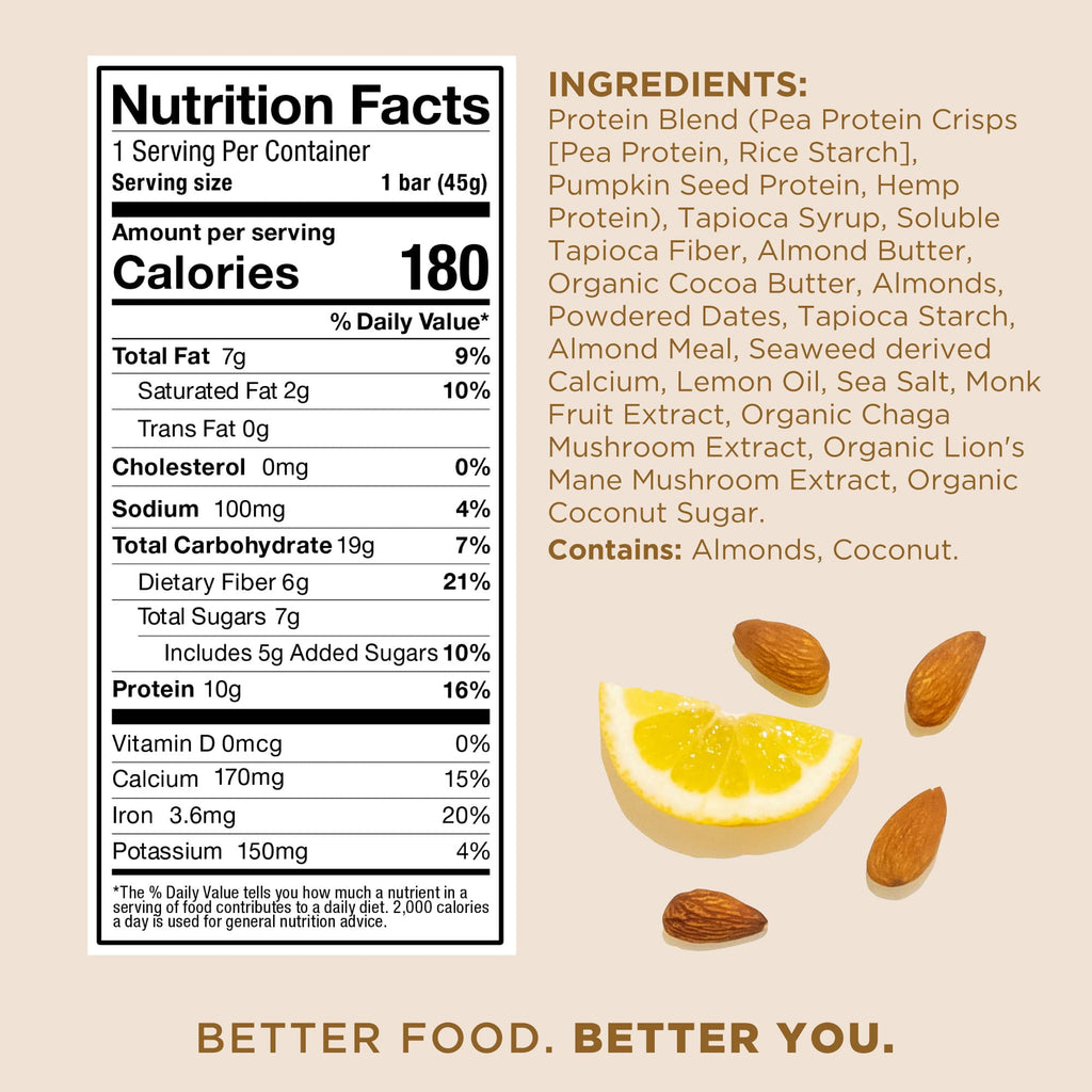 Laird Superfood Functional Protein Bars with Adaptogens