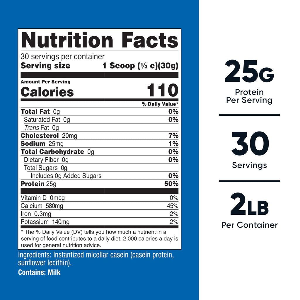 Nutricost Casein Protein Powder - 100% Micellar Casein