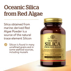 Solgar Oceanic Silica from Red Algae 25 mg - 100 Vegetable Capsules - image 3