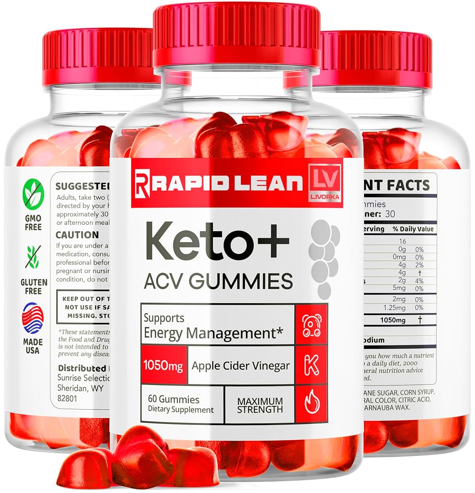 LIVORKA Rapid Lean Keto ACV Gummies Weight Loss Support - 60 Gummies - image 7