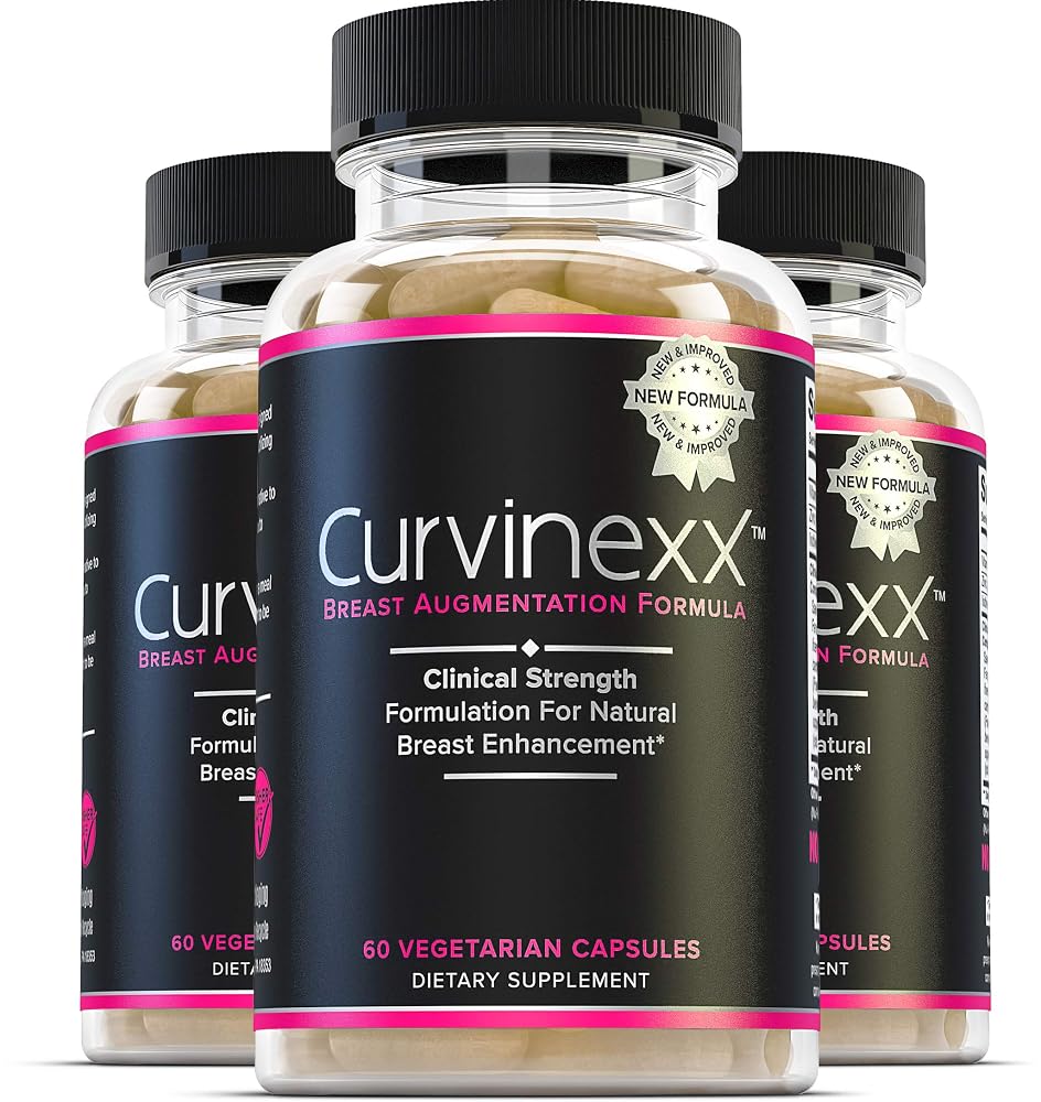Curvinexx Natural Breast Toning Supplement - 180 Capsules