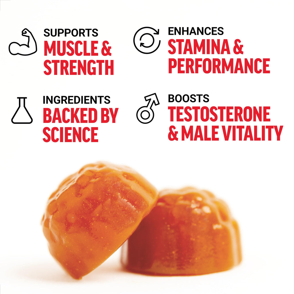 Force Factor Test X180 Gummies Testosterone Booster for Men