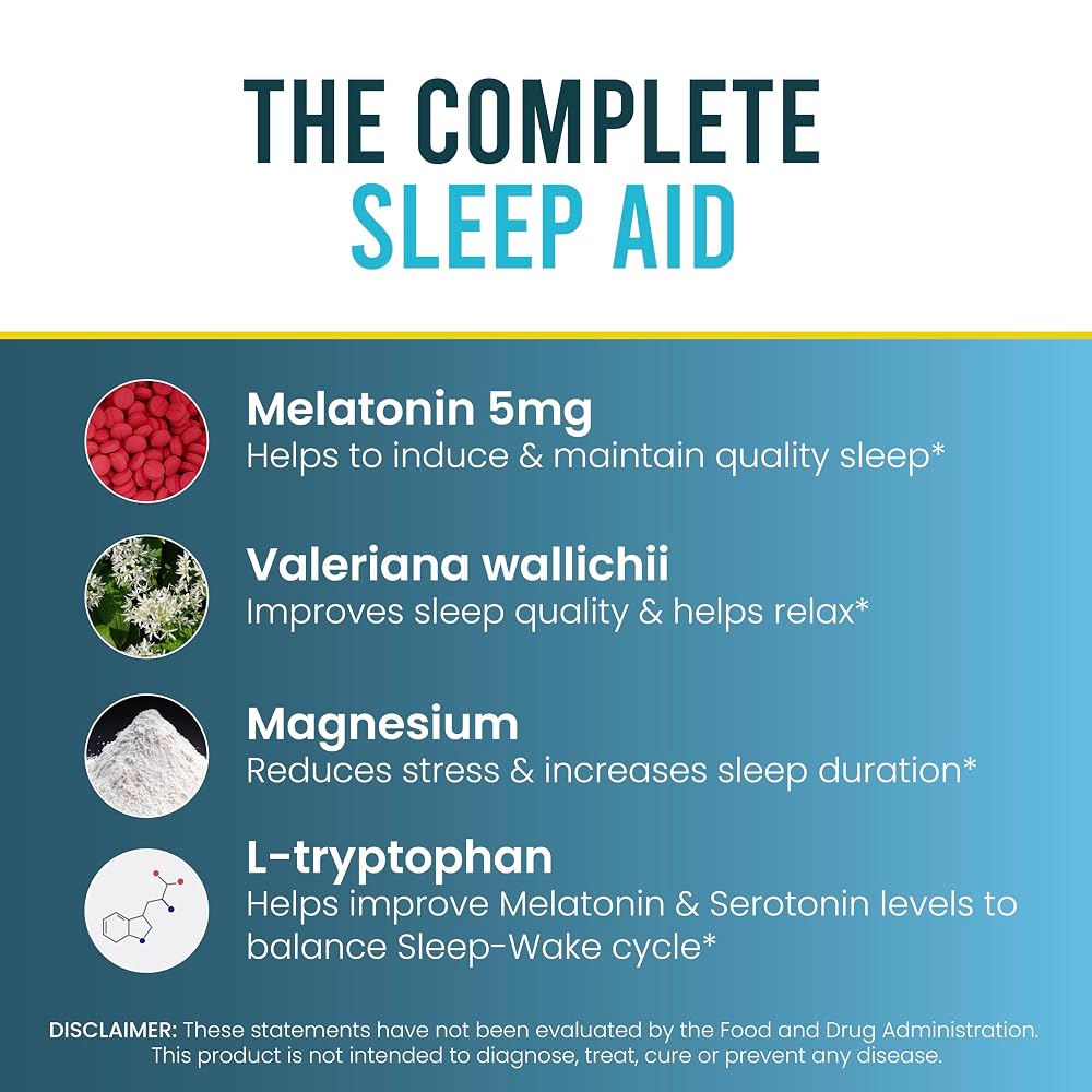 Vedistry Zzowin Sleep Support Supplement 5mg Melatonin - 30 Tablets - image 4