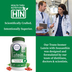 Health Thru Nutrition Lutein 20mg Zeaxanthin Eye Support - 180 Softgels - image 5