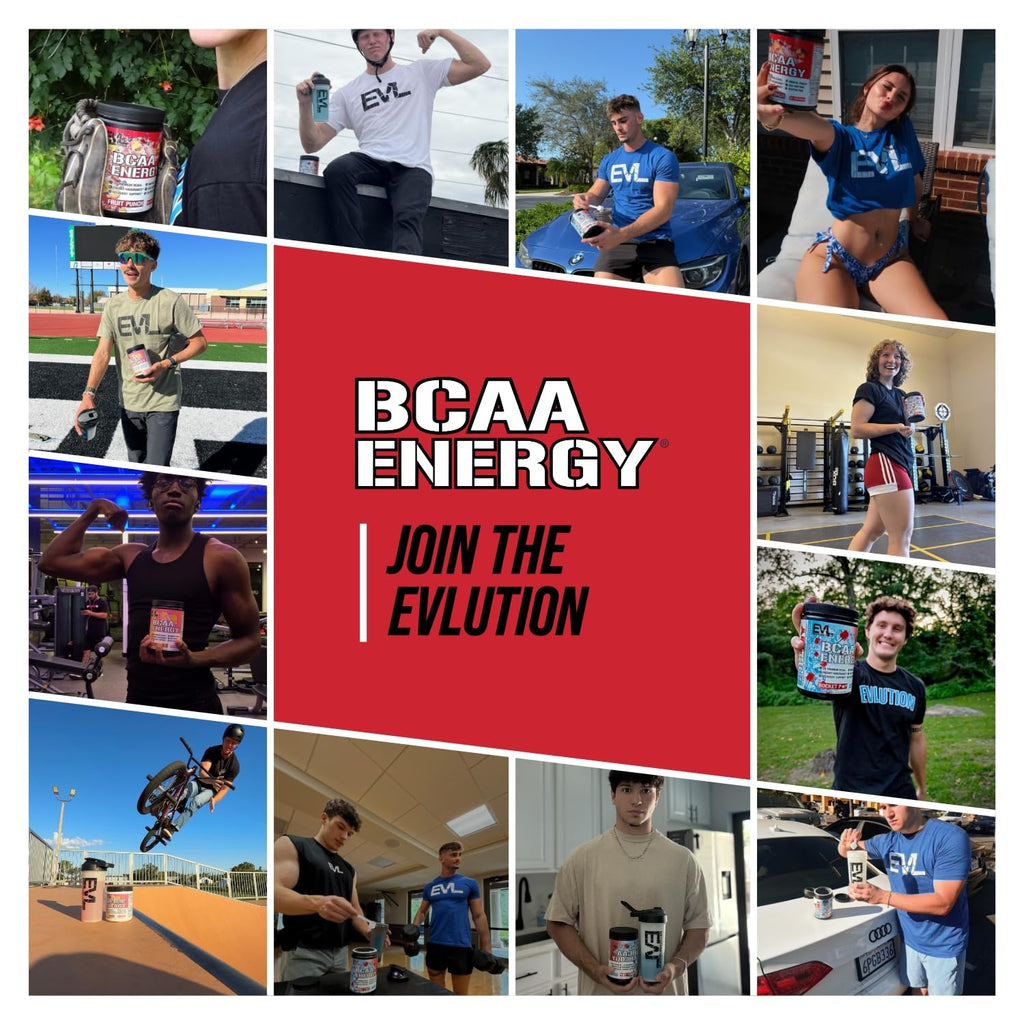 Evlution EVL BCAAs Amino Acids Powder - Rehydrating BCAA Powder Post