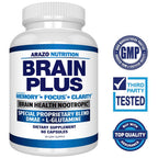 Arazo Nutrition Brain Function Supplement Memory & Focus - 60 Capsules - image 2