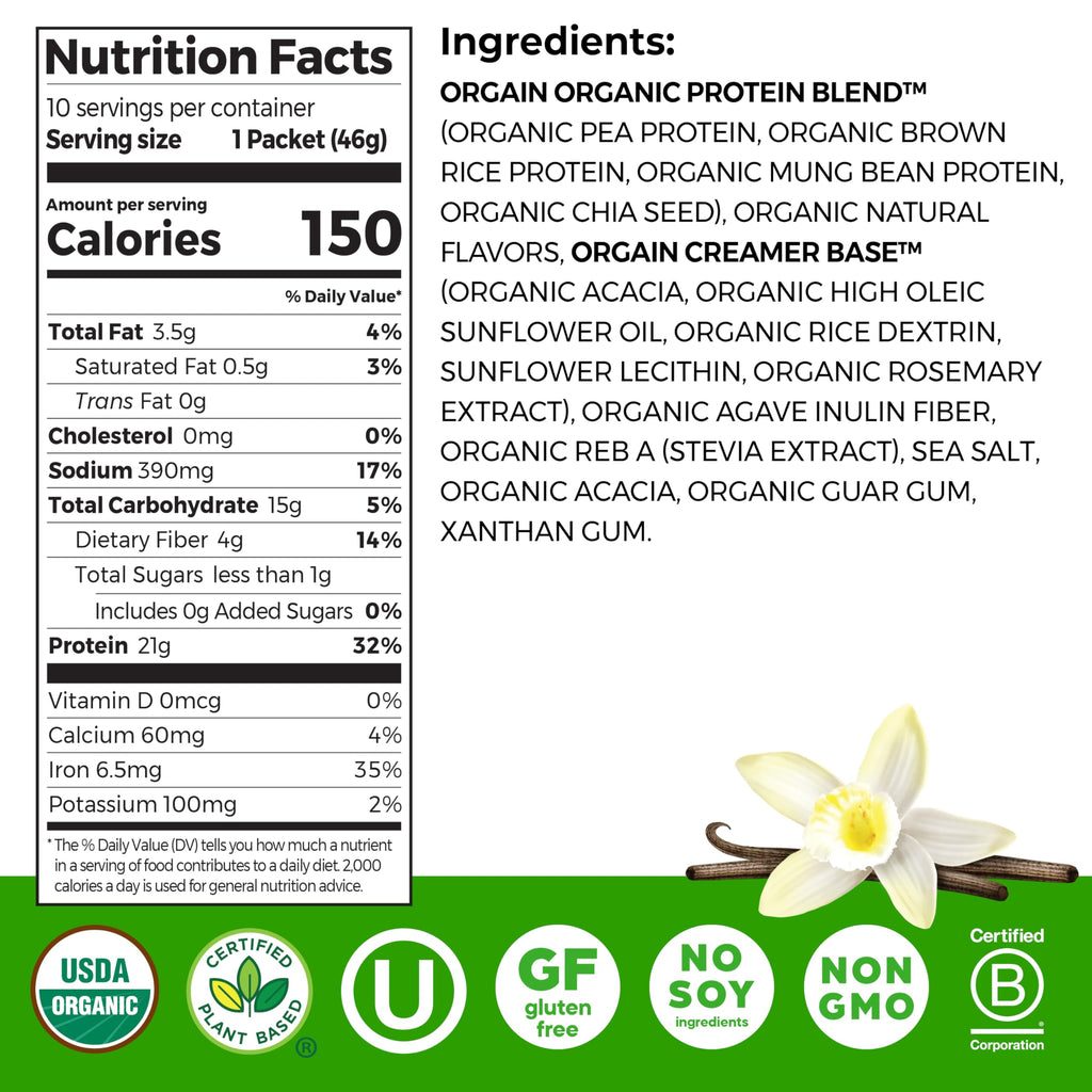 Orgain Organic Vegan Protein Powder