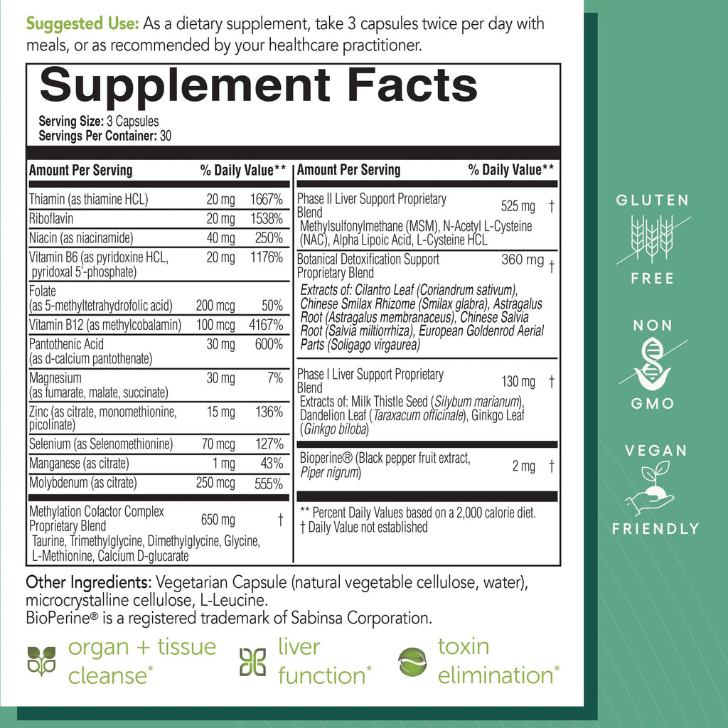 EcoNugenics ecoDetox Supplement - 90 Capsules - image 4