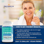 TRUTHENTICS Bye-Bye Stress Support Supplement for Women - 60 Capsules - image 8