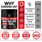 DEDICAD 7-in-1 Ultra Test Support with Tribulus & Maca - 120 Capsules - image 4