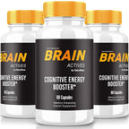NutraRize Brain Actives Capsules for Focus & Concentration - 180 Capsules