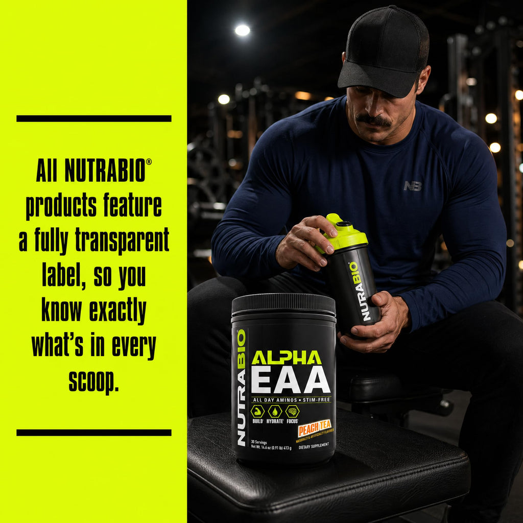 NutraBio Alpha EAA Essential Amino Acids Powder - 30 Servings - image 8