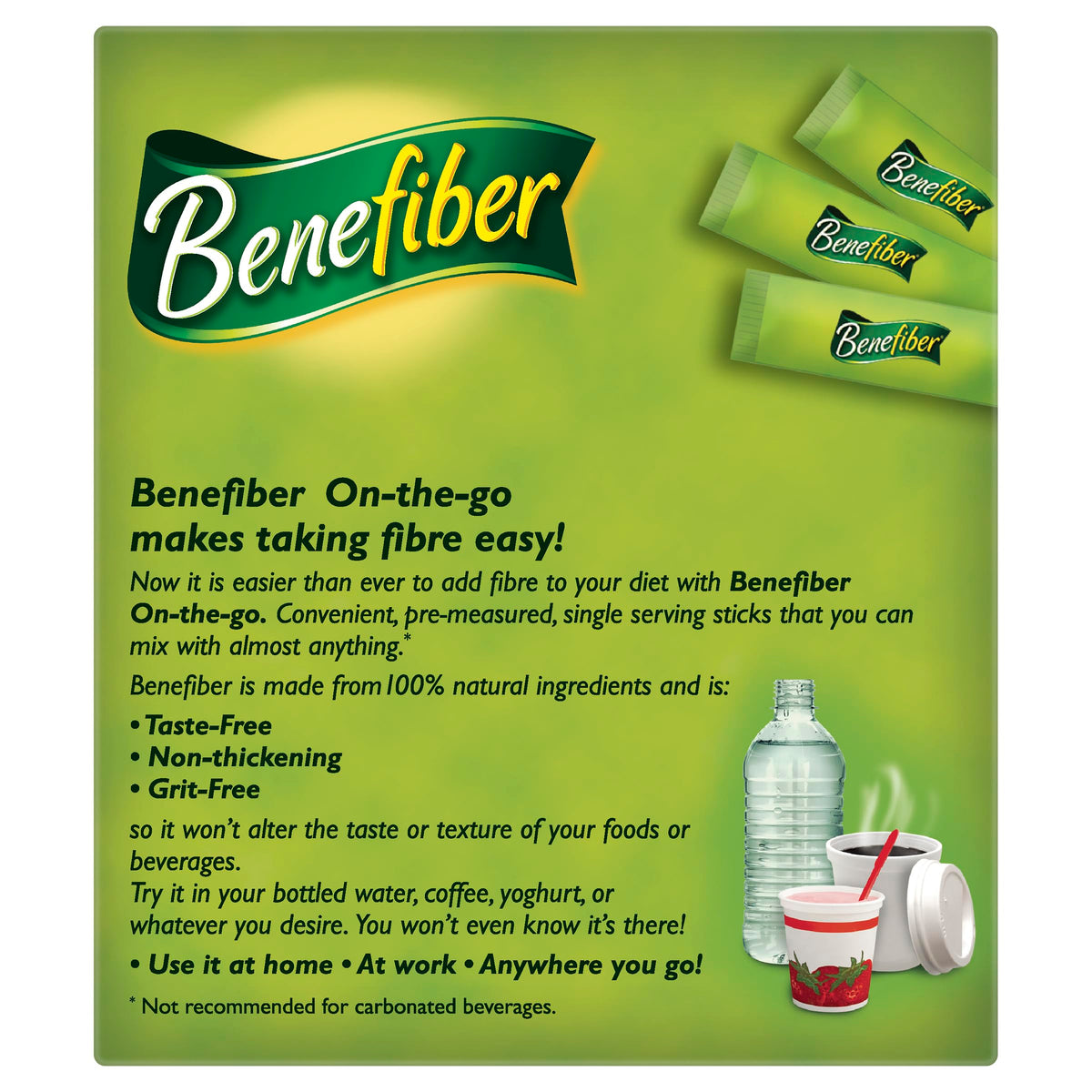 Benefiber Natural Fibre Supplement On-The-Go Stick - 28 Pack - image 3