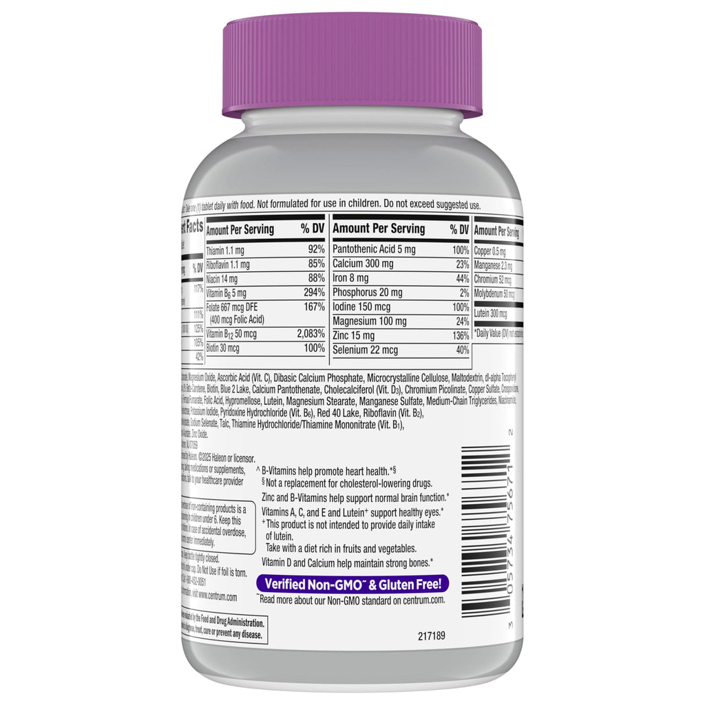 Centrum Silver Women's Multivitamin 50+ - 200 Tablets - image 14