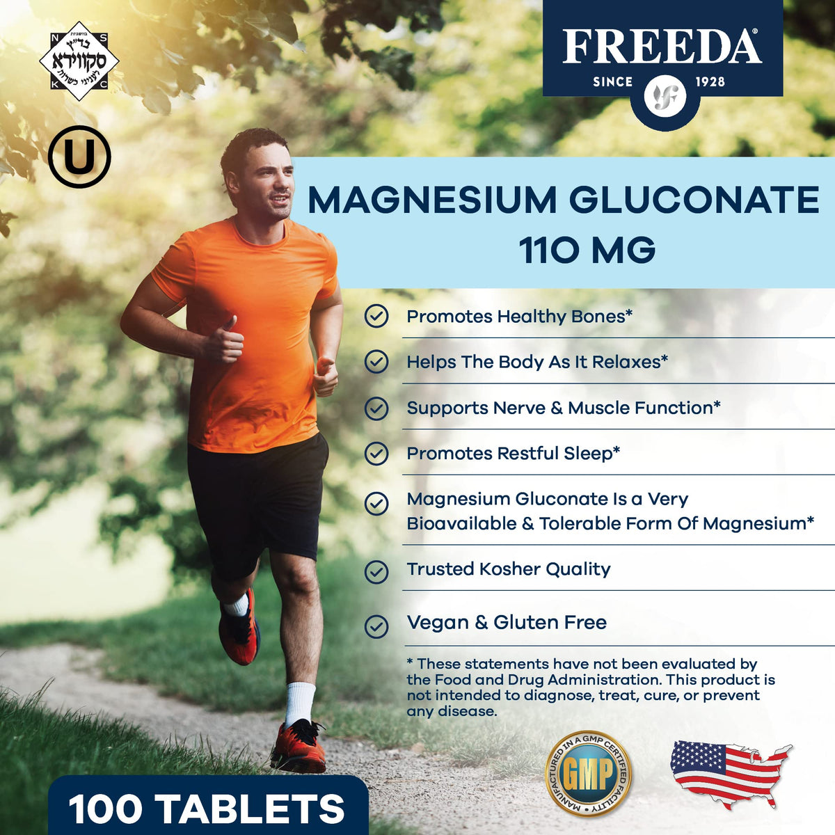 Freeda Magnesium Gluconate