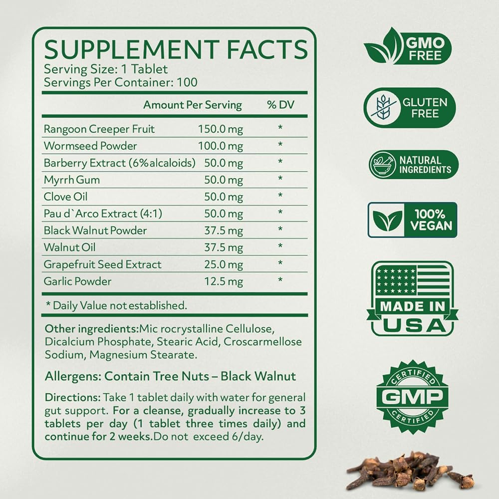 CaliVita ParaProteX Herbal Cleanse 10 Botanicals - 100 Tablets - image 7