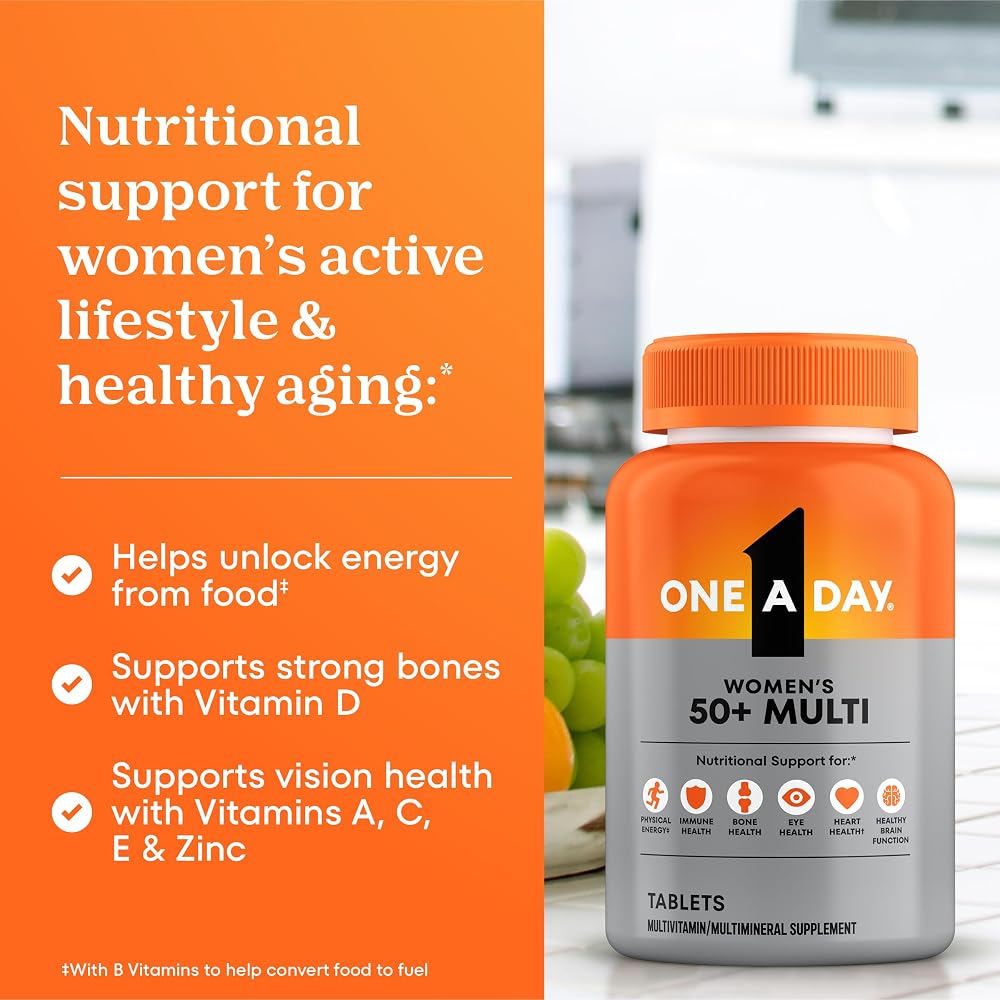 One A Day Women 50+ Multivitamin - 100 Tablets - image 3