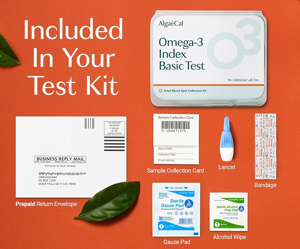ALGAECAL Omega-3 Finger Test Kit - 1 Count - image 4