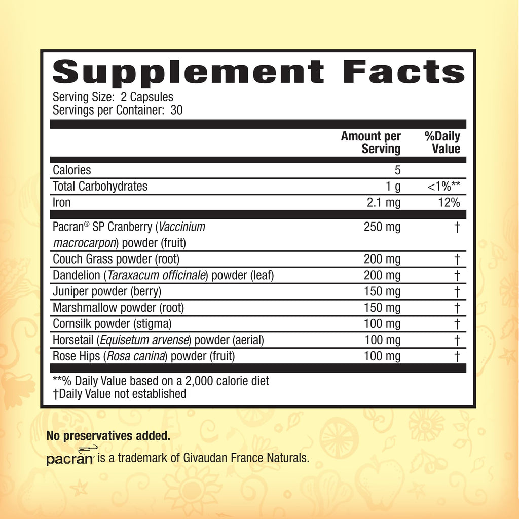 Nature's Secret Urinary Flush & Support Cranberry Capsules - 60 Count - image 2