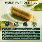 Dimmak Herbs Blood Purifier & Lymphatic Cleanse - 100 Capsules - image 5