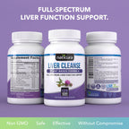 Naticura Liver Cleanse Plant-Based Formula - 120 Capsules - image 6
