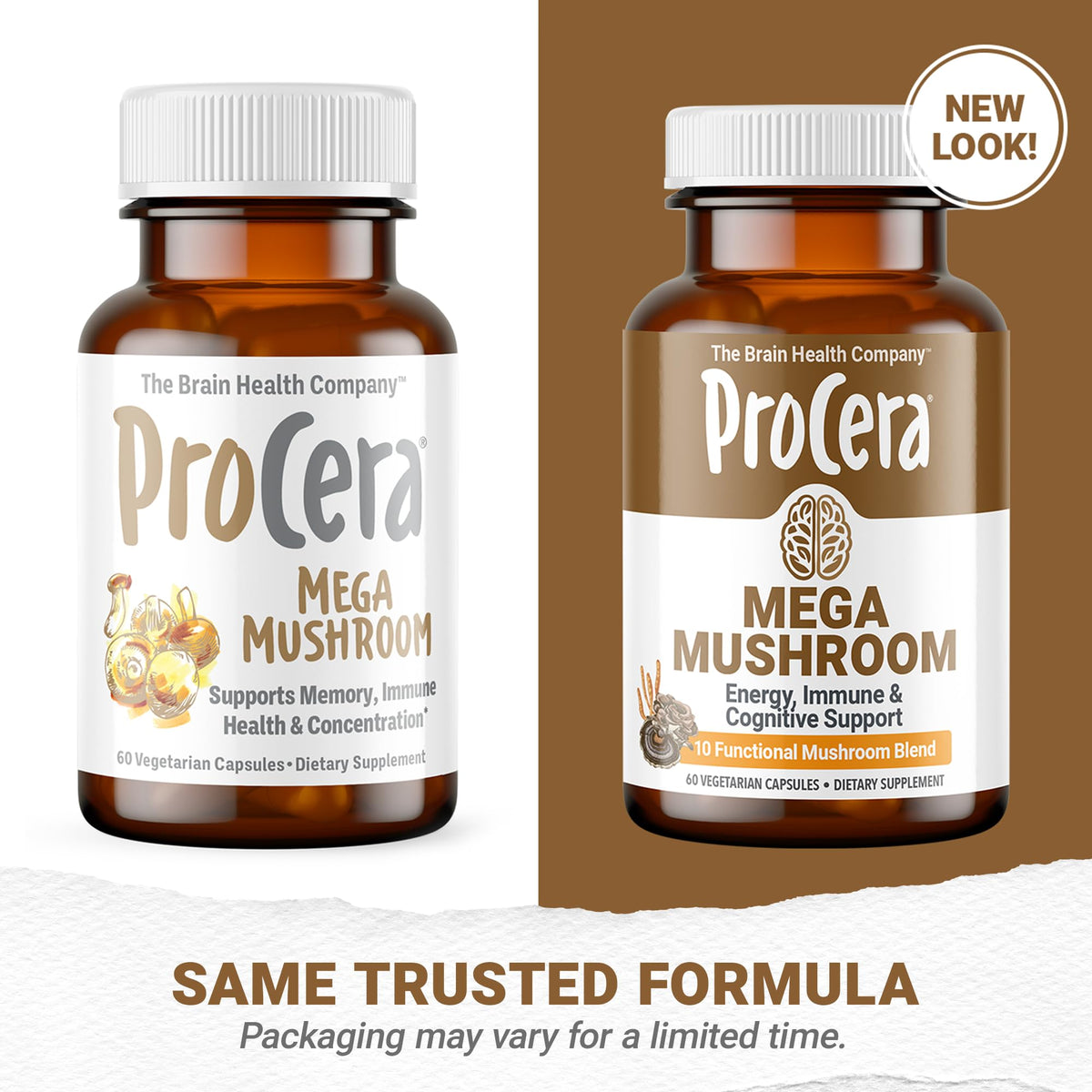 Procera Mega Mushroom Memory & Mental Clarity - 60 Capsules - image 8